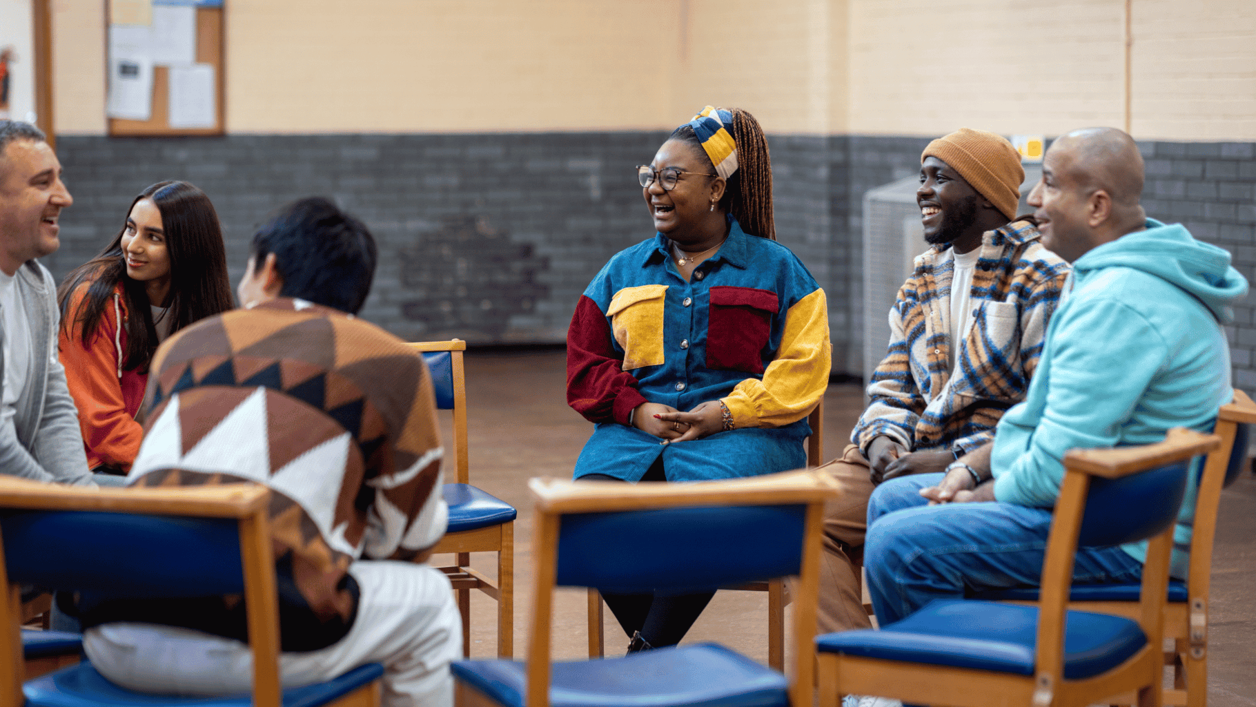 Addiction aftercare program with a supportive recovery community